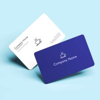 کارت ویزیت سلفون مات